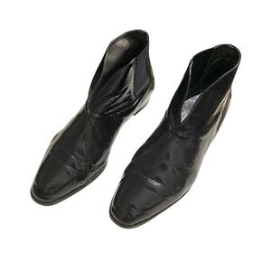 Black Combat Moto Boots